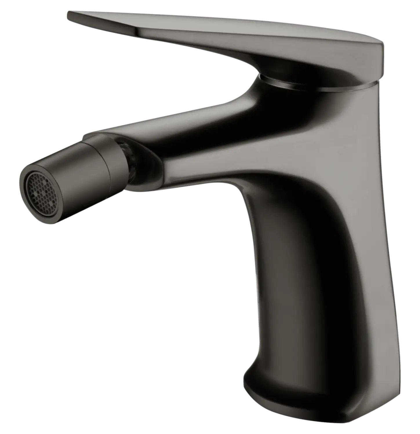 Monomando Bidé Delos Black Gun Metal