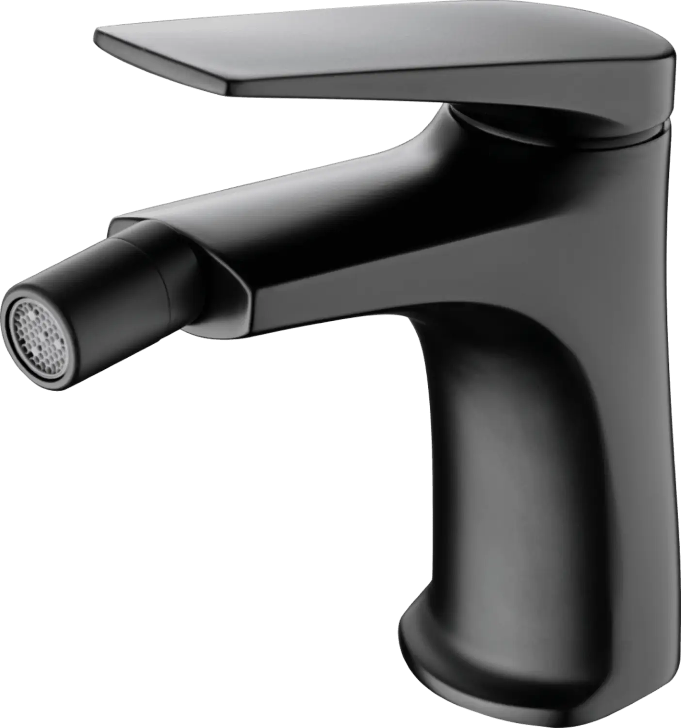 Monomando Bidé Delos Negro Mate