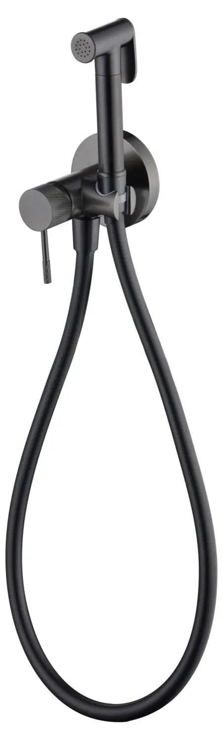 Grifo Empotrado De Bidé Línea Negro Gun Metal