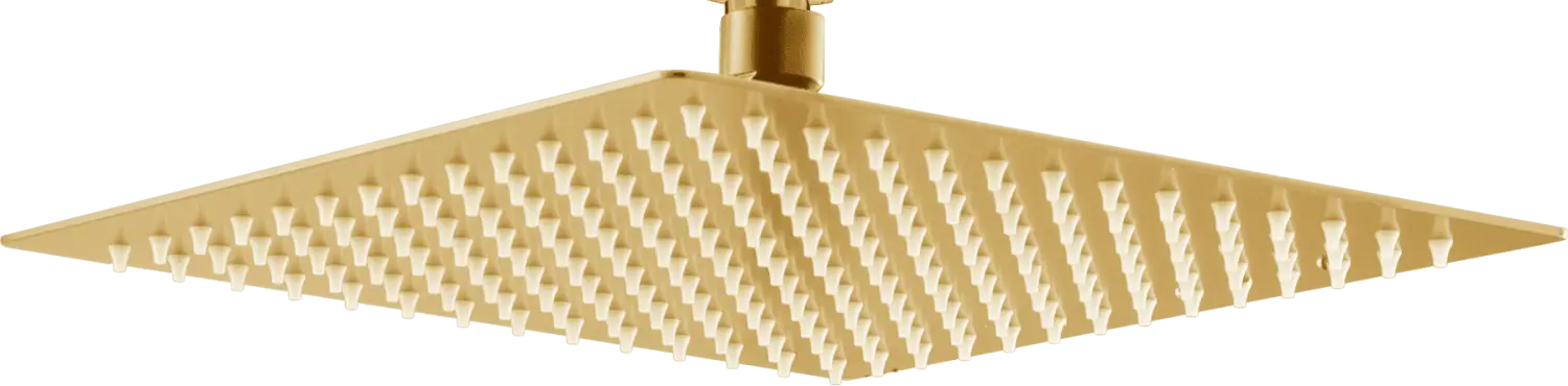 Rociador Cuadrado 20X20 Gold Cepillado