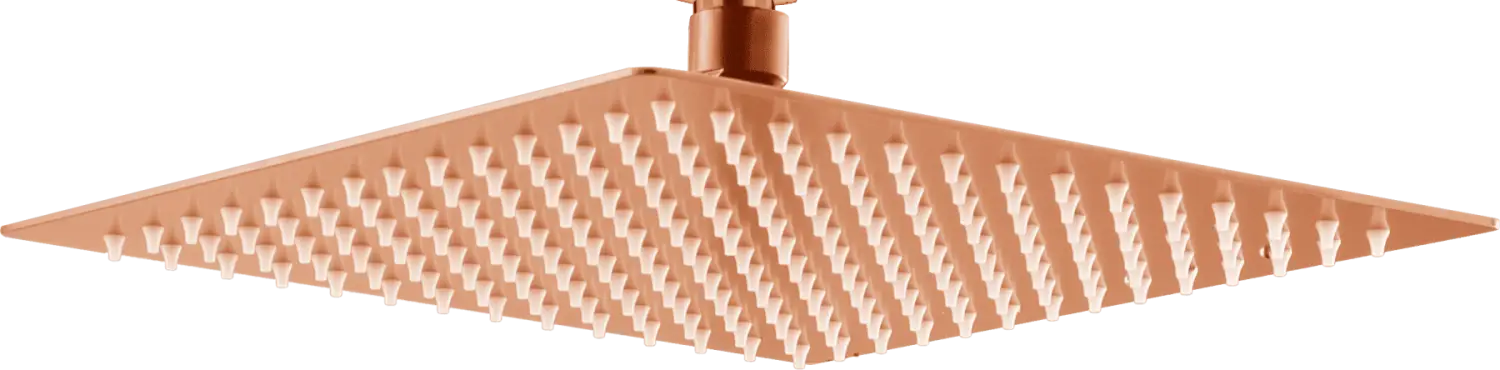 Rociador Cuadrado 30X30 Oro Rosa Cepillado