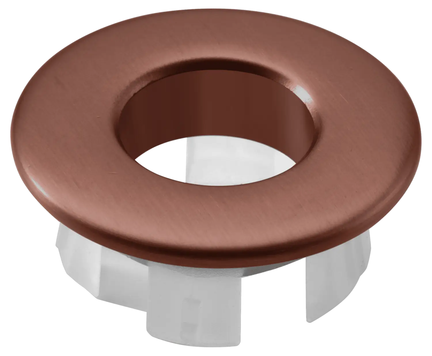 Embellecedor Rebosadero Lavabo Oro Rosa Cepillado