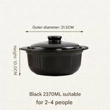 Ceramic Casserole Large Capacity Stone Stew Pot