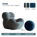 Big explosion version-yellow and blue striped sofa + blue ball [door-to-door delivery]