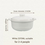 Ceramic Casserole Large Capacity Stone Stew Pot