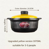 Ceramic Casserole Large Capacity Stone Stew Pot