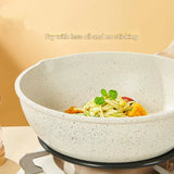 4 Piece Non Stick Cookware Frying Pan Soup Pot Set