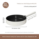 Two Piece Non Stick Frying Pan Soup Pot Set