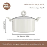 Two Piece Non Stick Frying Pan Soup Pot Set