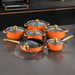 Orange gold handle
