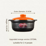 Ceramic Casserole Large Capacity Stone Stew Pot