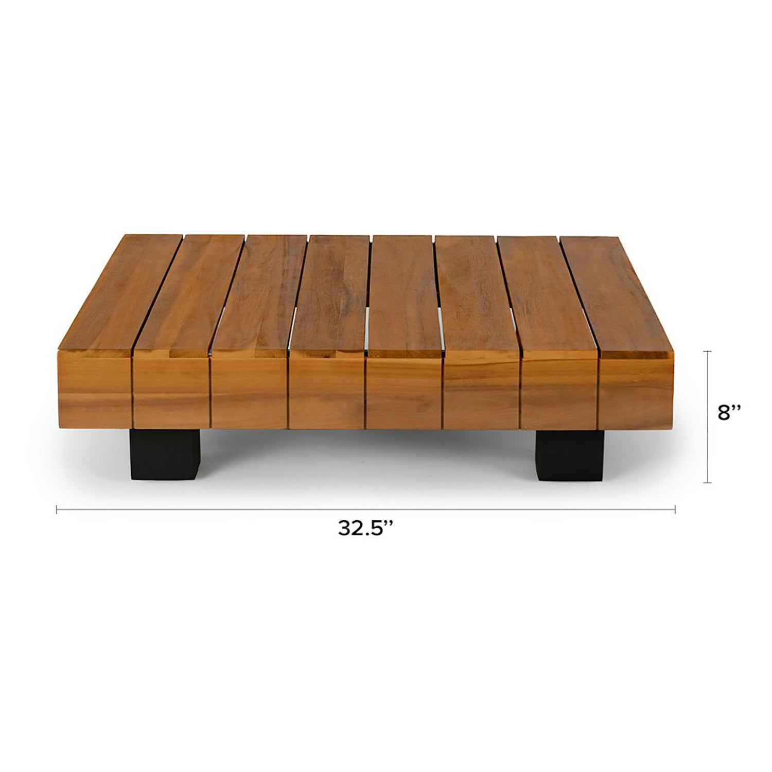 Modern Wood Outdoor Sectional Sofa Set