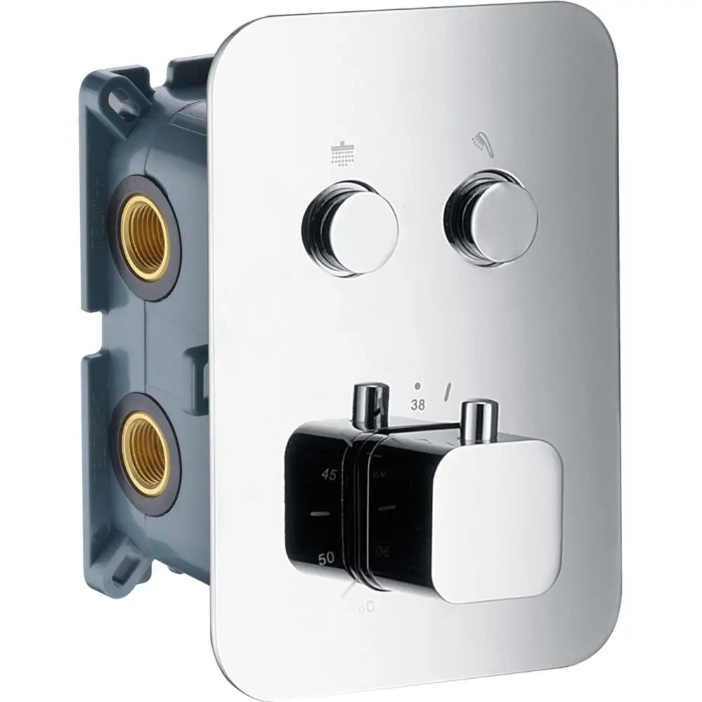 IMEX Concealed Thermostatic 2-Way Faucet Matte Black