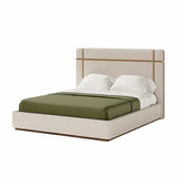 Italian Classic Birch Wood Double Bed Frame - Bedroom