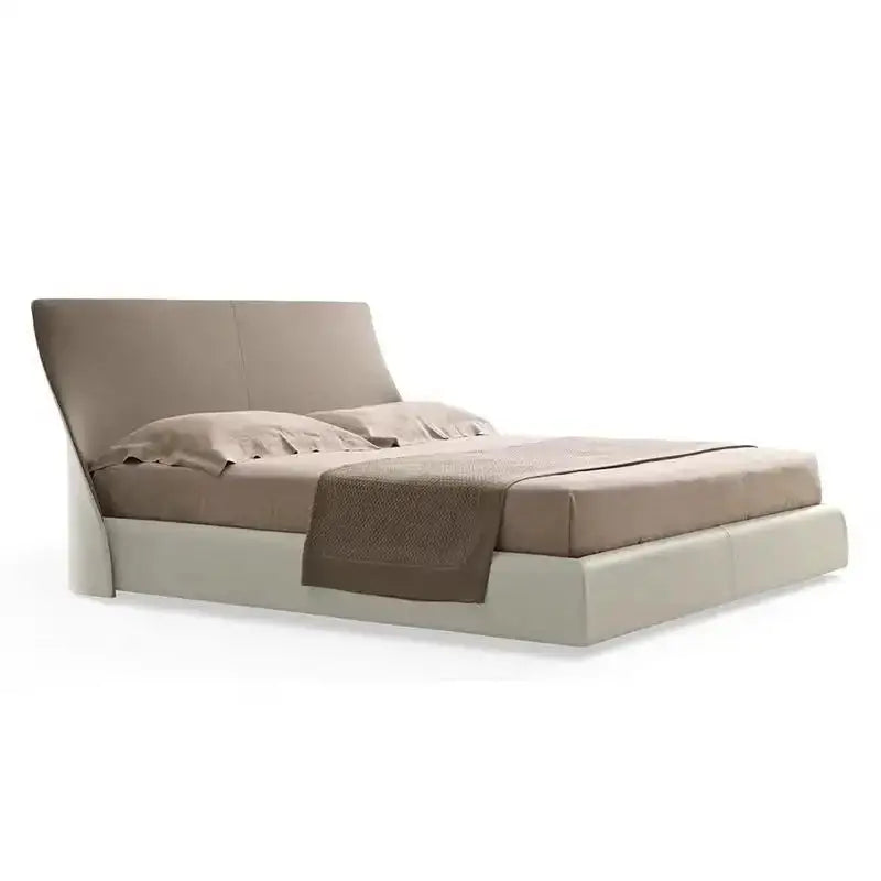 Italian Minimalist Simple Modern High End Bed Frame - Bed - 200cm - Bedroom