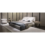 Italian Minimalist Simple Modern High End Bed Frame - Bed - 200cm - Bedroom