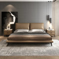 Italian Minimalist Soft Upholstered Bed Frame - Bedroom