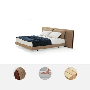 Italian Minimalist Widescreen Flat Floor Bed Frame - Bedroom