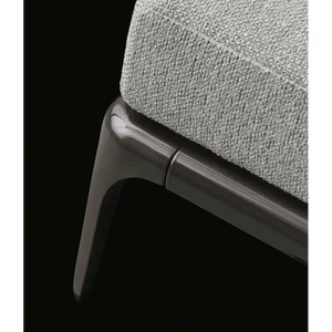 Italian Modern Minimalist High End Bed Frame - Beige - Bedroom