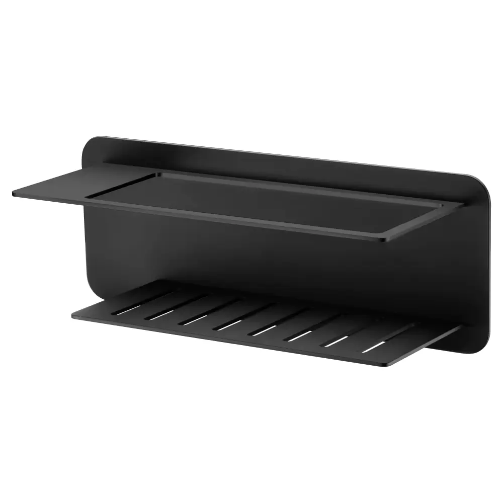Soap Rack Frontal Bethari Matte Black | IMEX - Bathroom Accessory