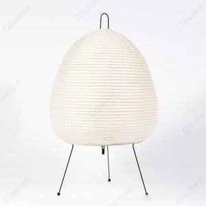 Japanese Oval Standing Paper Table Lamp - Lamp