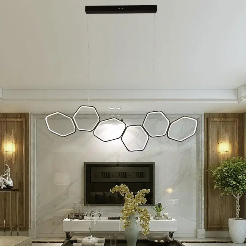 Art Deco LED Geometric Chandelier - Orniture™