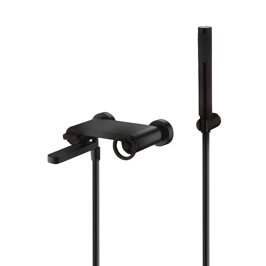 Kit Baño / Ducha Monomando Olimpo Negro Mate