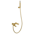 Kit Bath / Shower Single-Handle Olimpo Brushed Gold | IMEX - Shower Set