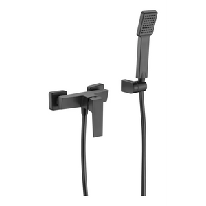 Gun Metal Black Single Lever Shower Kit, main product view