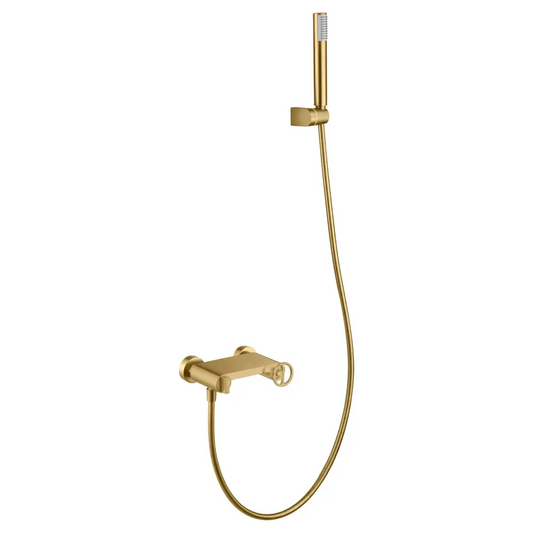 Kit Shower Single-Handle Olimpo Brushed Gold | IMEX - Shower Set