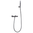 Kit Shower Thermostatic Monza Black Gun Metal | IMEX - Shower Set