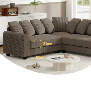 L Shaped Corner Modular Cushion Sofa - Sofa