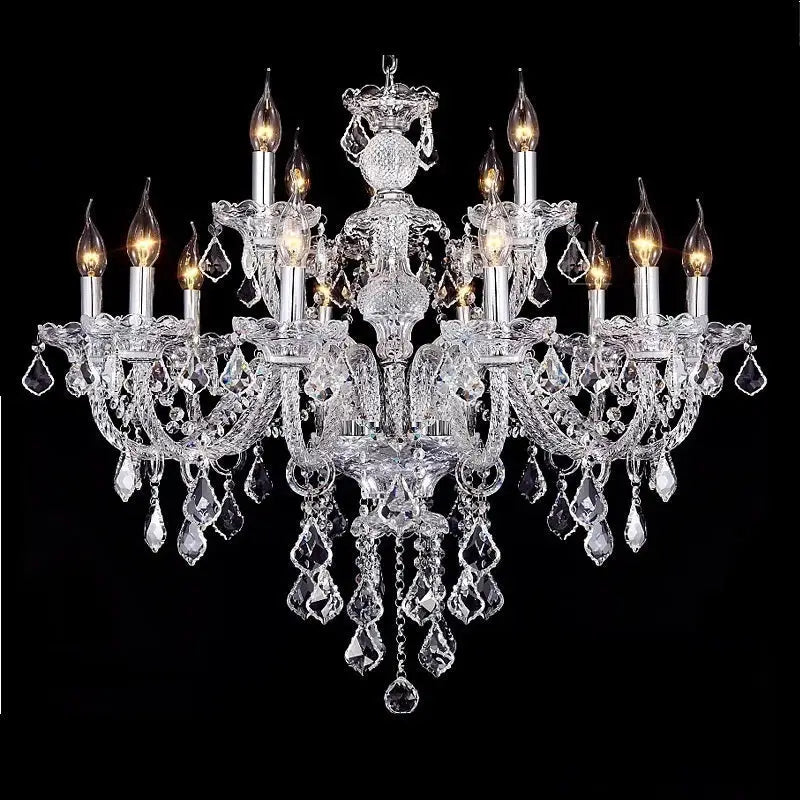 Large Crystal Tears Chandelier Lamp - Chandelier