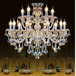 Large Crystal Tears Chandelier Lamp - Chandelier