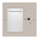 Large Shower Tray Slate Texture - Bathroom