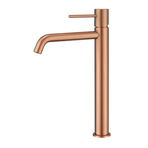 Monza Tall Basin Faucet Brushed Rose Gold Single Lever, main product view