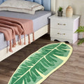 Leaf Shaped Soft Anti Slip Washable Carpet Bath Mat - Foot Mat