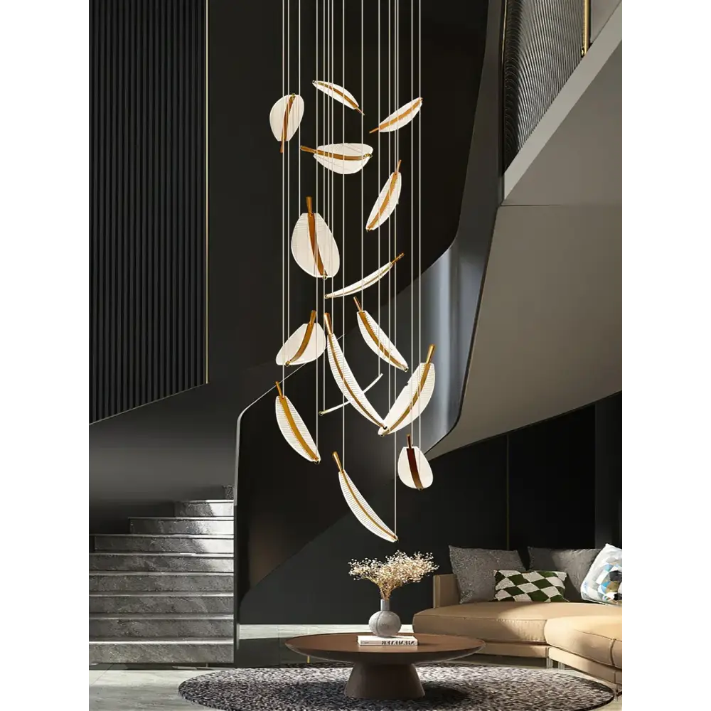 LED Chandelier Modern Spiral Pendant Light - 16 heads / Neutral Light - Chandelier