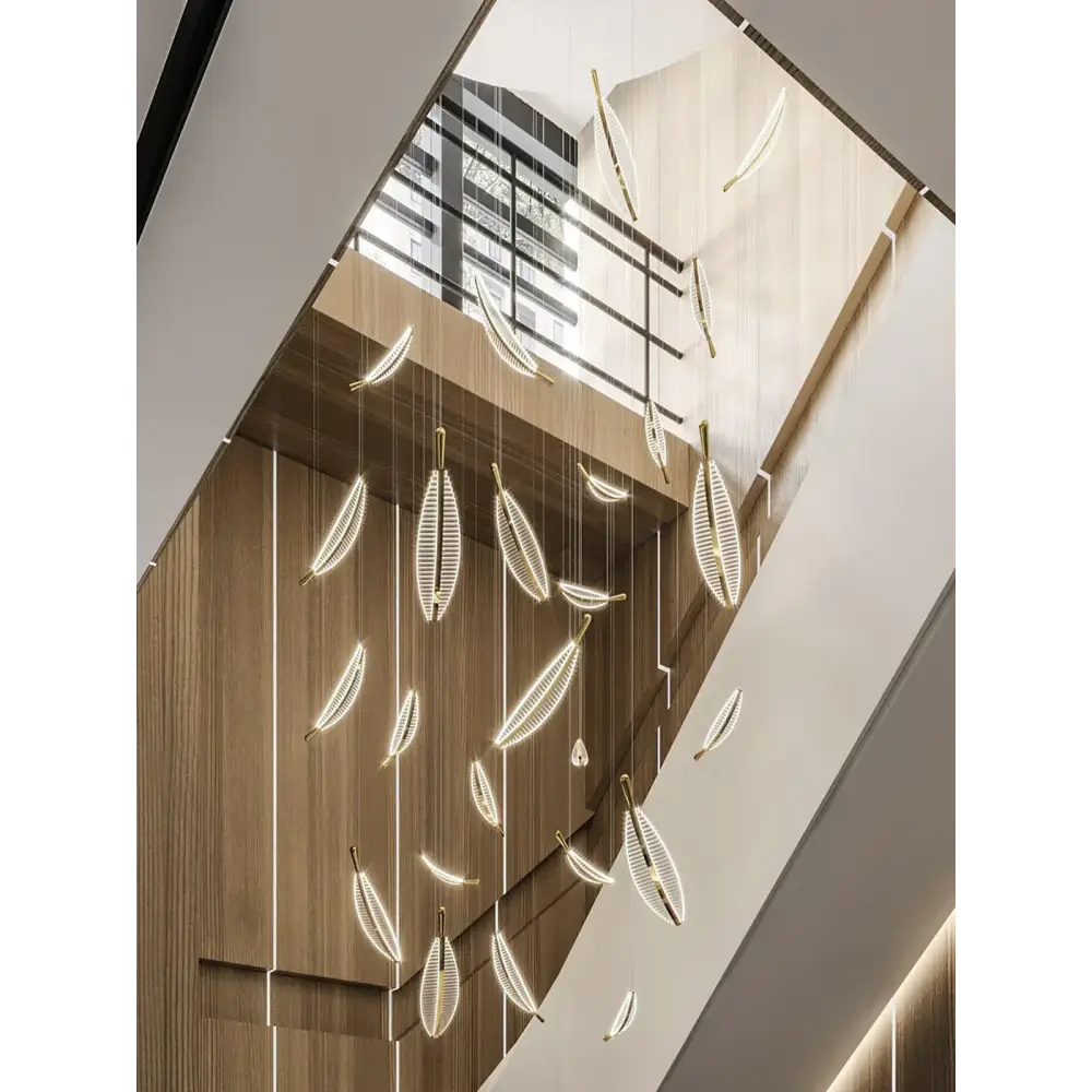 LED Chandelier Modern Spiral Pendant Light - 28 heads / Neutral Light - Chandelier