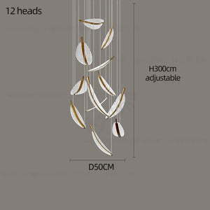LED Chandelier Modern Spiral Pendant Light - Chandelier
