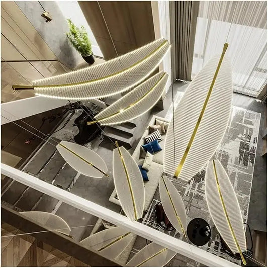 LED Chandelier Modern Spiral Pendant Light - 8 heads / Neutral Light - Chandelier