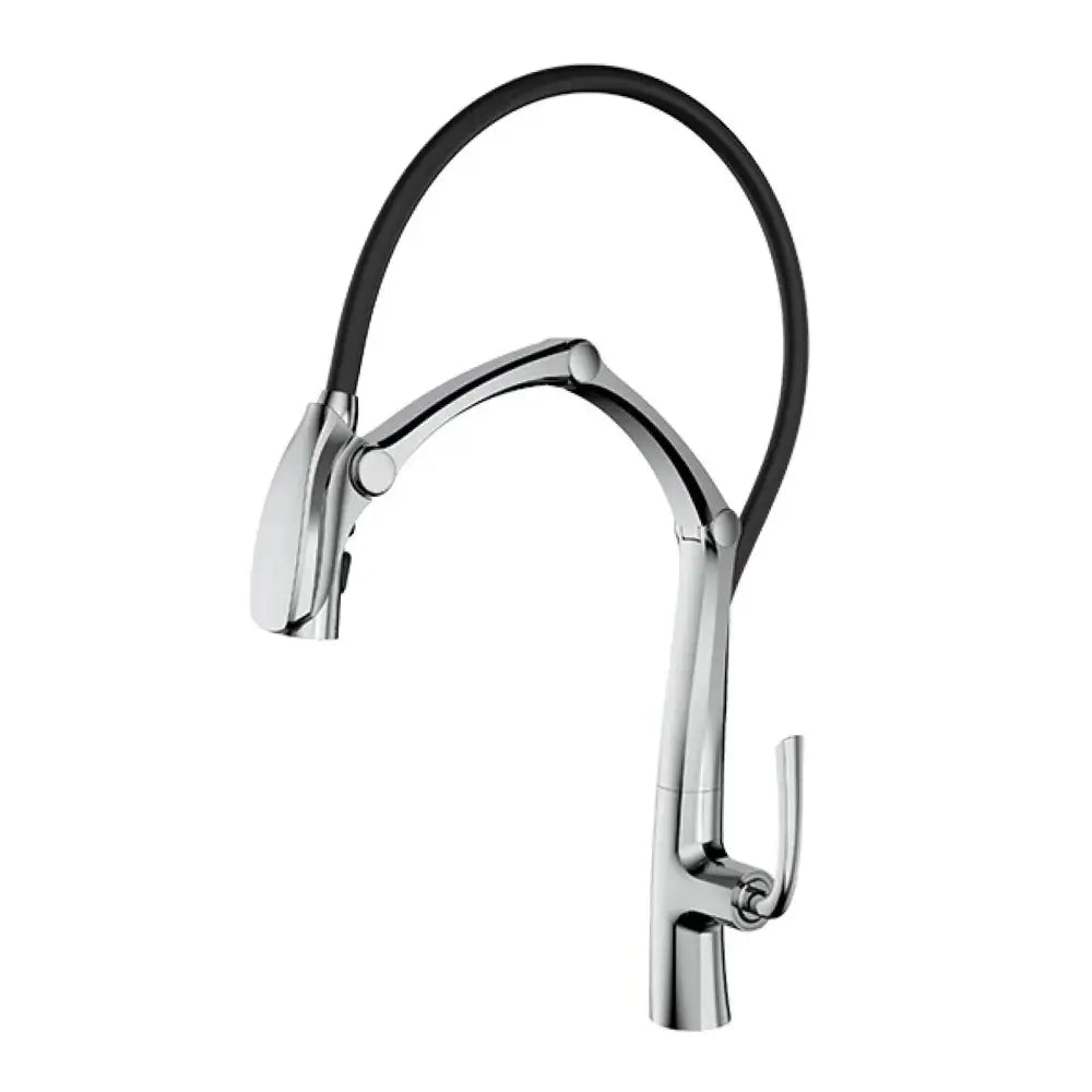 LED Display Sensor Pull Out 3 Function Spray Touchless - Chrome / G1/2 - Faucets