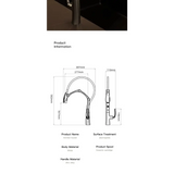 LED Display Sensor Pull Out 3 Function Spray Touchless - Faucets