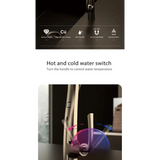 LED Display Sensor Pull Out 3 Function Spray Touchless - Faucets