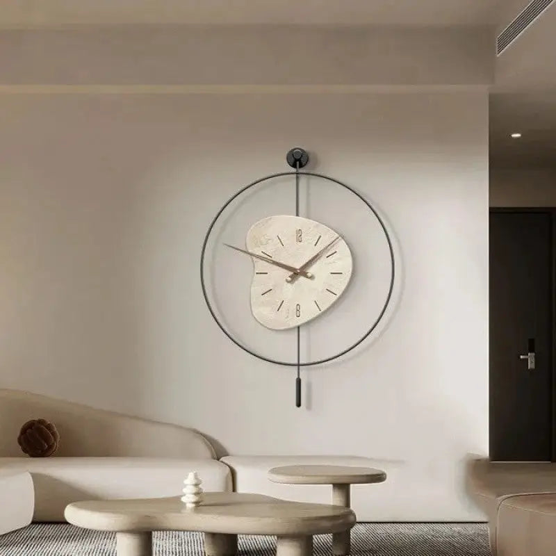 London Luminous Wall Clock Digital Minimalist Pendulum - Wall Clocks