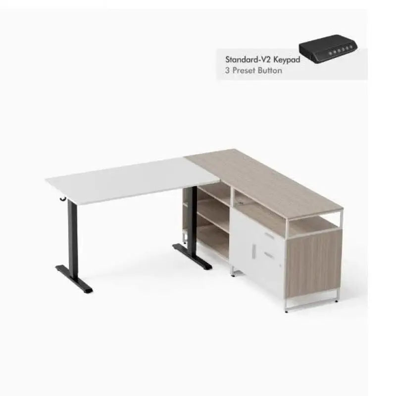 Executive & Luxury Standing Desk - 48 x 24 / L-shaped /