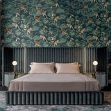 Luxury Widescreen Double Backrest Full Upholstered Bed Frame - Bedroom