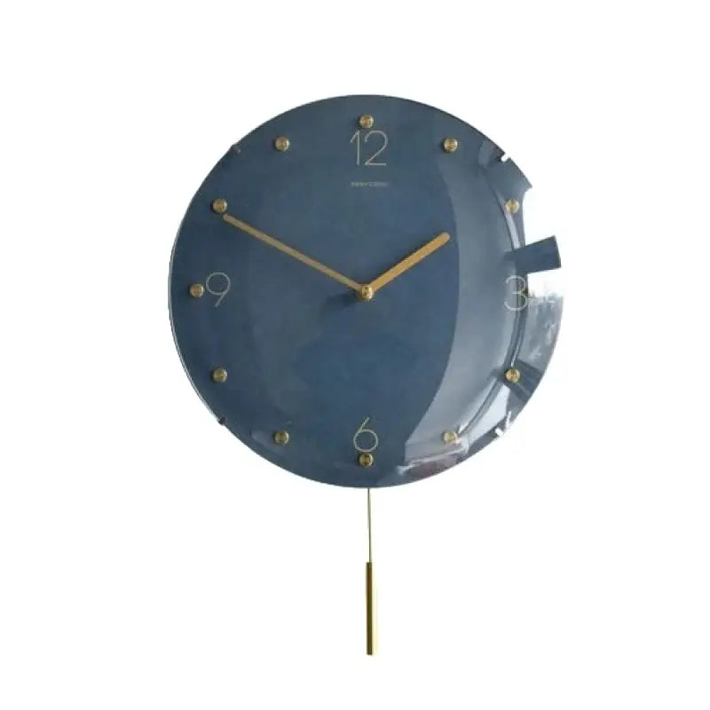Nordic Metal Pendulum Wall Clock 30cm Modern Vintage - view 7