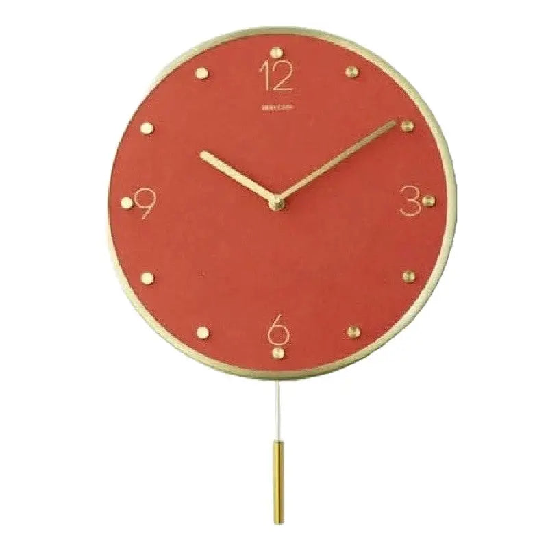 Nordic Metal Pendulum Wall Clock 30cm Modern Vintage - view 16