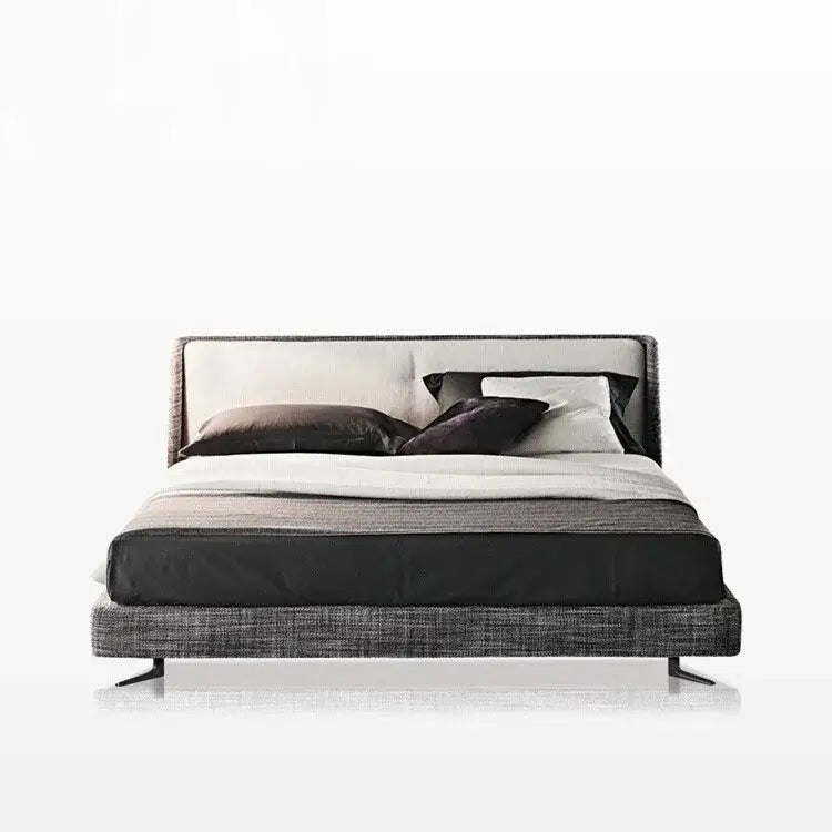 Minimal Modern High End Double Bed Frame - Bedroom